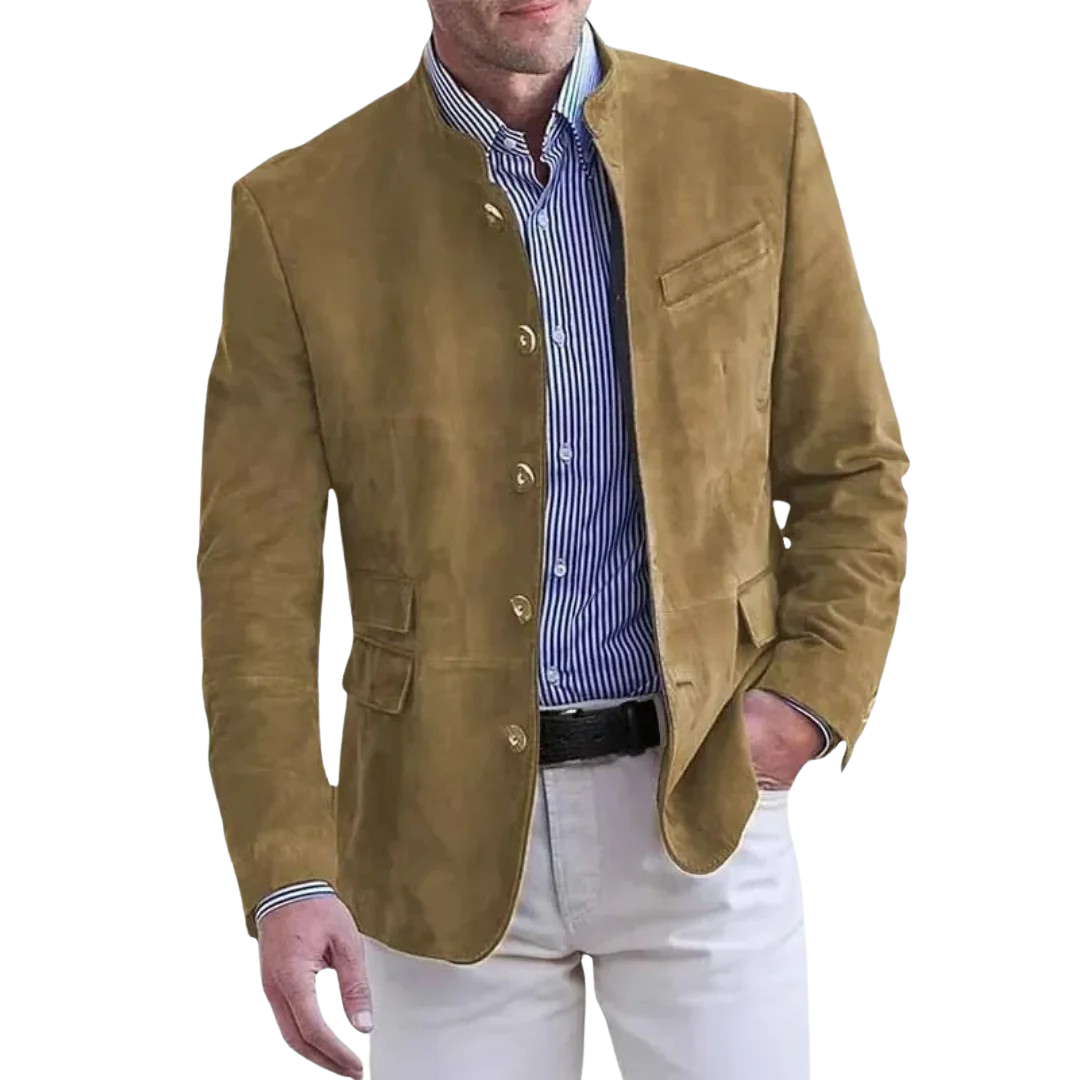 Marek™ – Kožená Suede Bunda