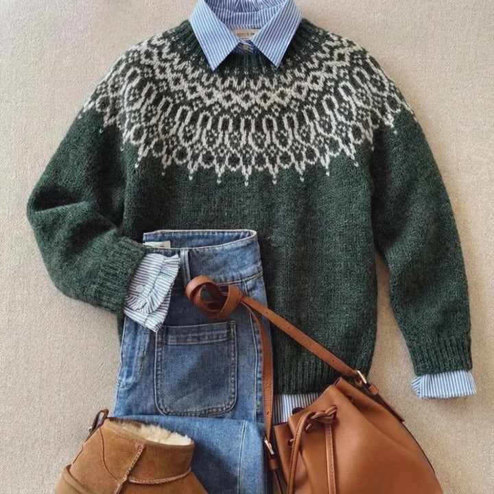 Tundra | Klasický vintage pletený svetr
