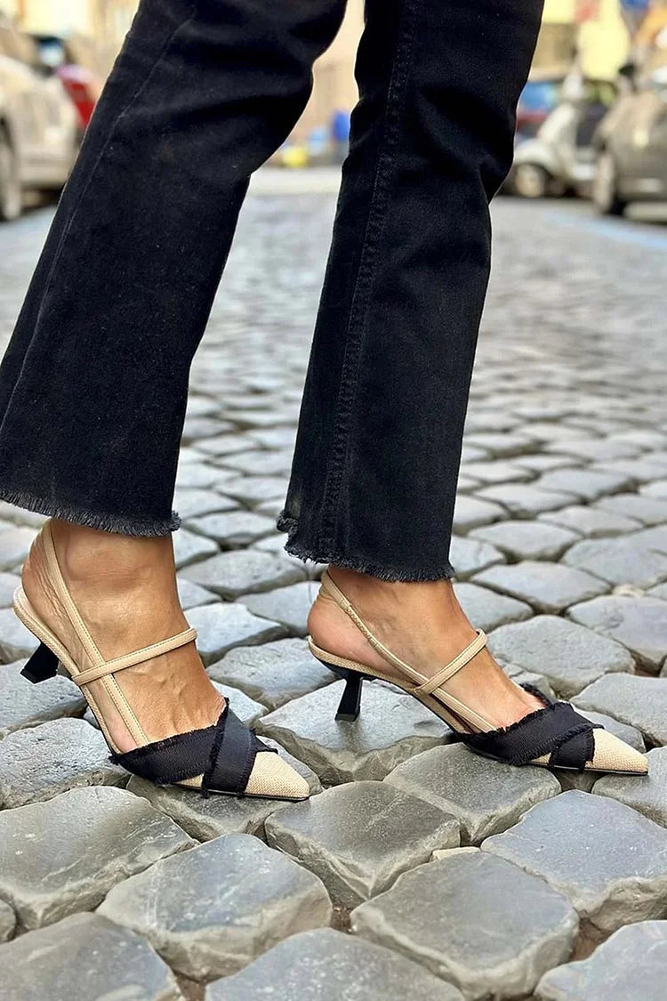Florette | Elegantní Slingback-Pumpy