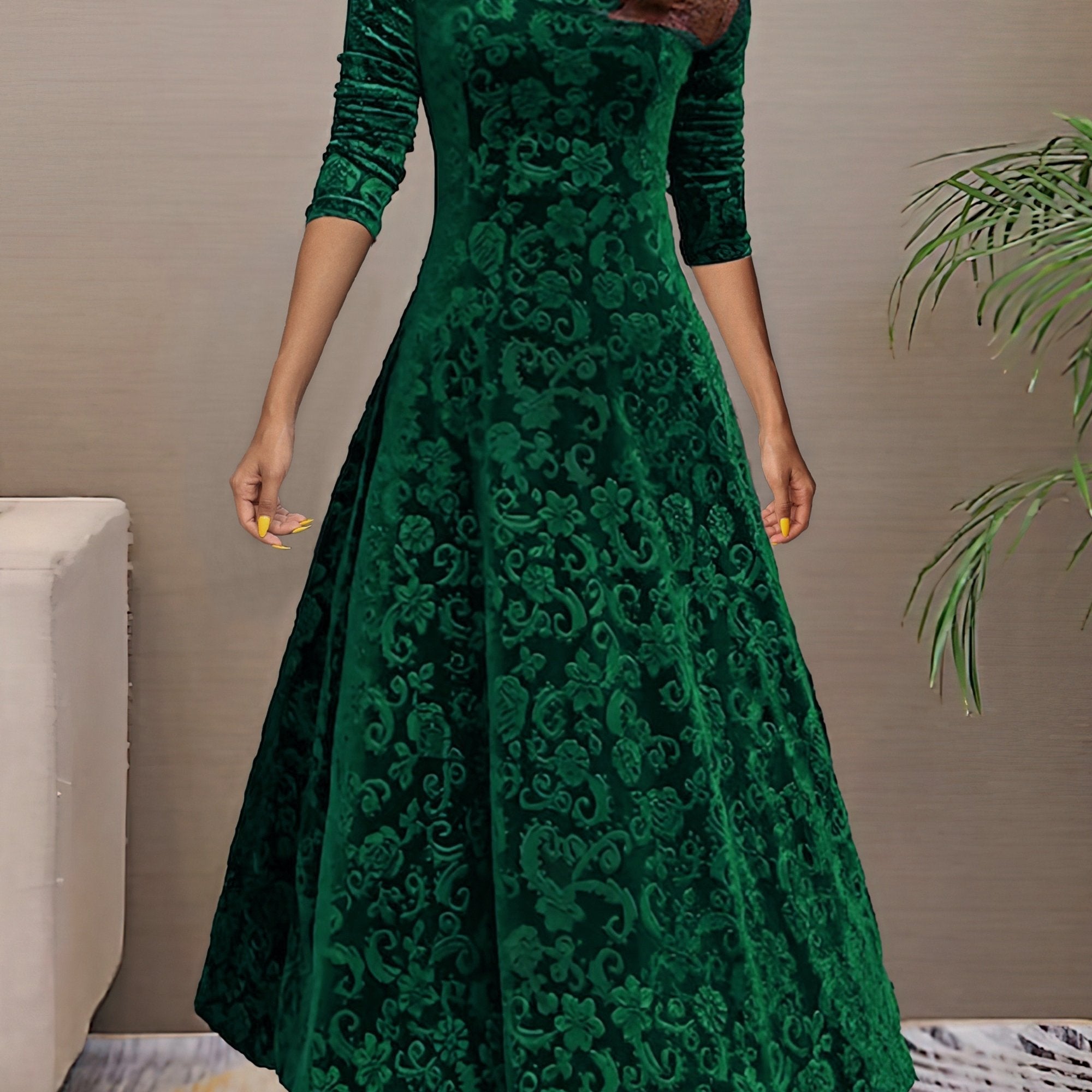 Nancy | Sváteční sametové elegantní šaty