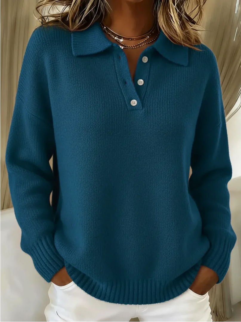 Julia | Měkký svetr s límcem