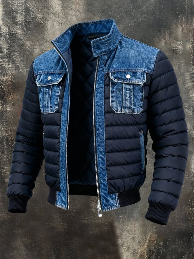 Piotr™ | KLASICKÁ BUNDA Z DVOJITÉHO DENIMU