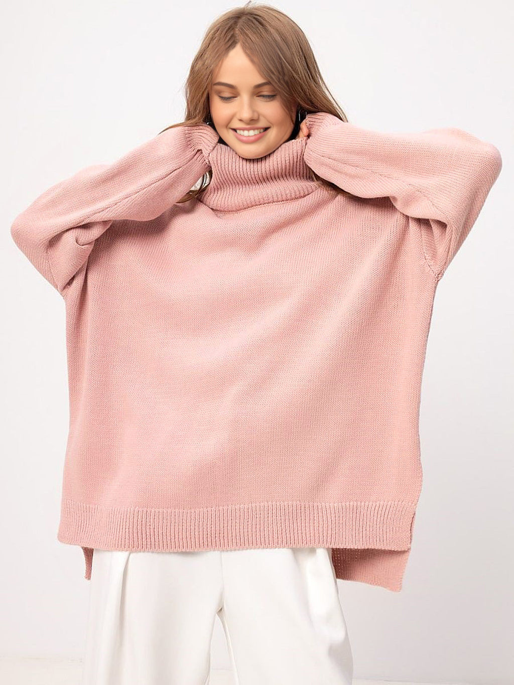 Inès | Svetřík s oversized rozparkem
