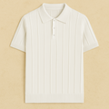 Vemiera | Elegantní polo tričko z žebrovaného úpletu