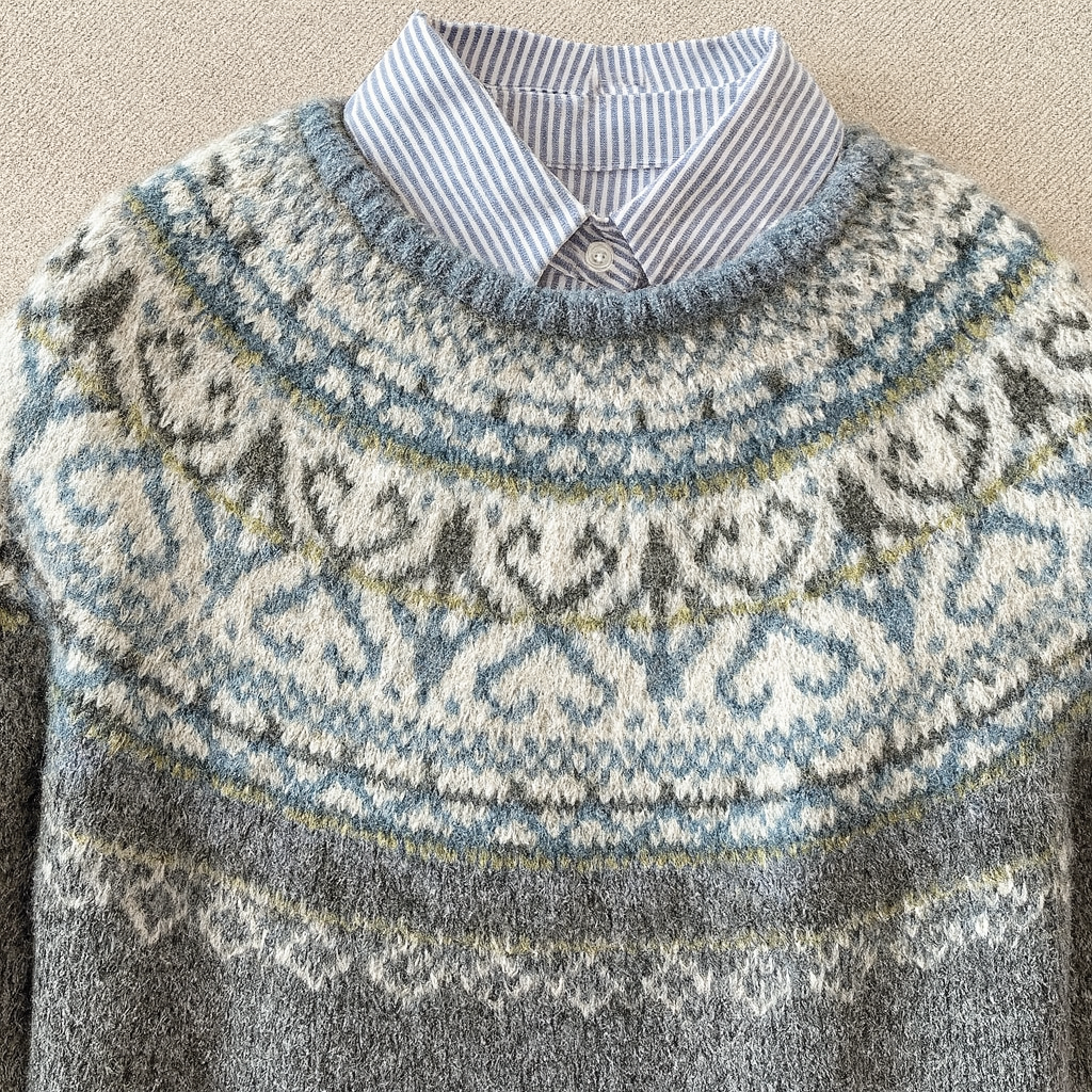 Luxe | Chic Vintage Pletený Svetr