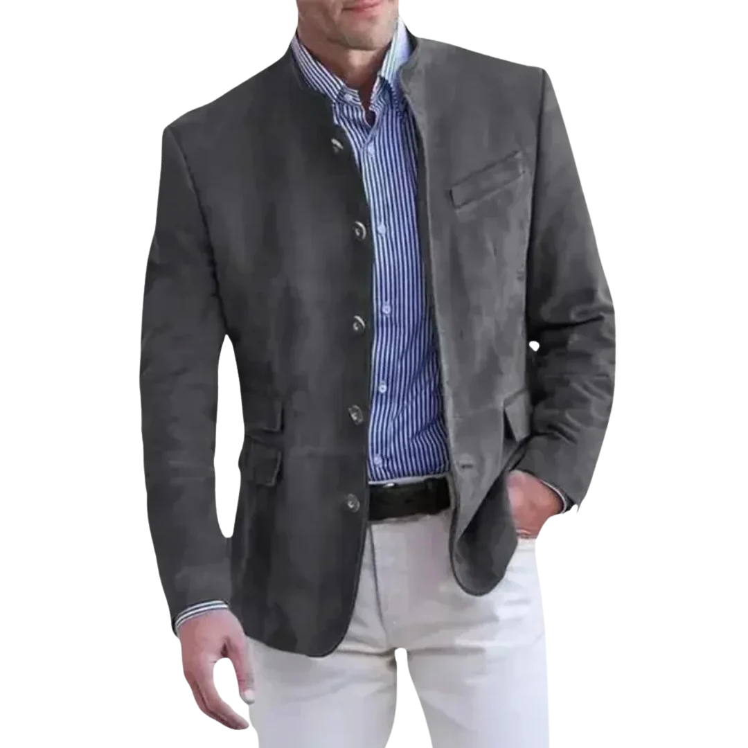 Marek™ – Kožená Suede Bunda