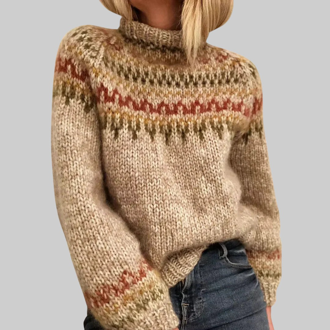 Helena | Pohodlný vintage pletený svetr
