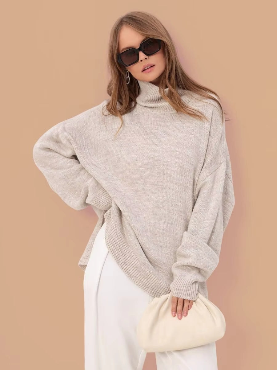Inès | Svetřík s oversized rozparkem