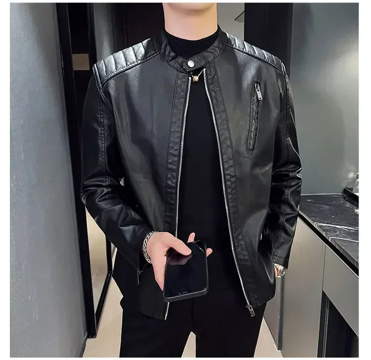 Adrian™ | Elegantní Kožená Bunda
