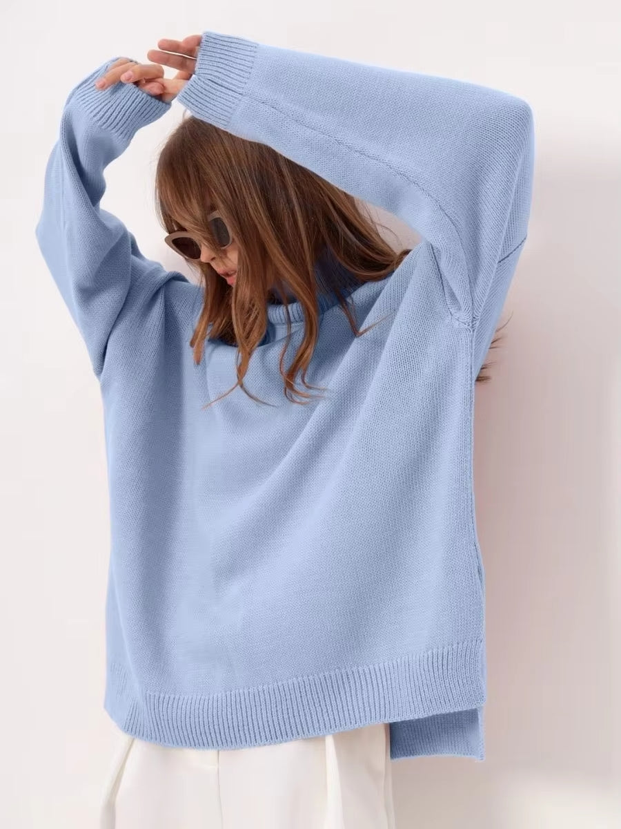 Inès | Svetřík s oversized rozparkem