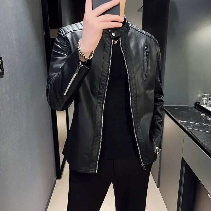 Adrian™ | Elegantní Kožená Bunda