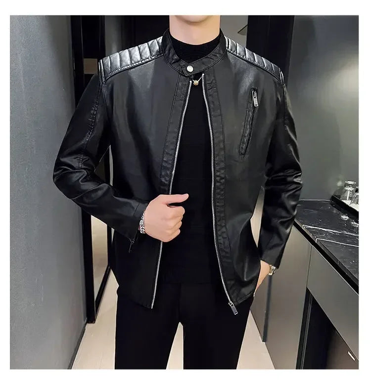 Adrian™ | Elegantní Kožená Bunda