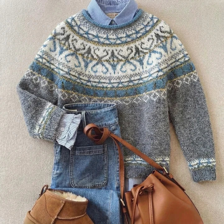 Luxe | Chic Vintage Pletený Svetr