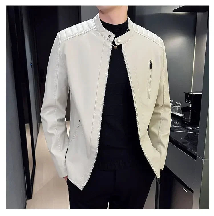 Adrian™ | Elegantní Kožená Bunda