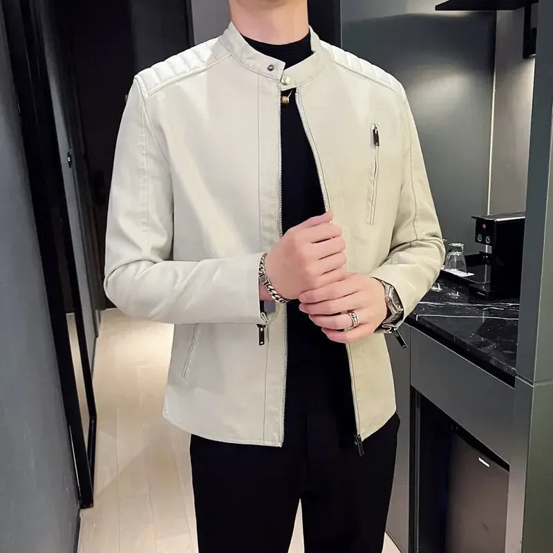 Adrian™ | Elegantní Kožená Bunda