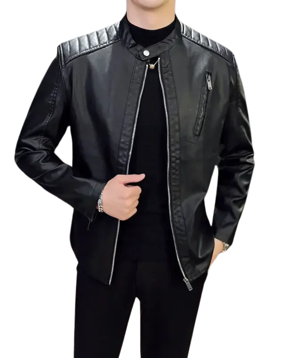 Adrian™ | Elegantní Kožená Bunda