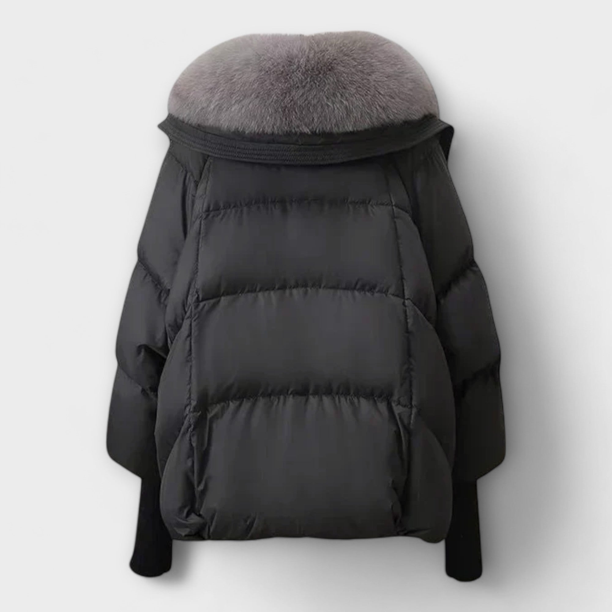 Lucyna | Elegantní bunda s kožešinou