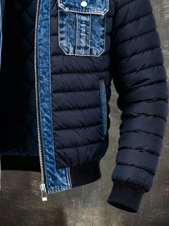 Piotr™ | KLASICKÁ BUNDA Z DVOJITÉHO DENIMU