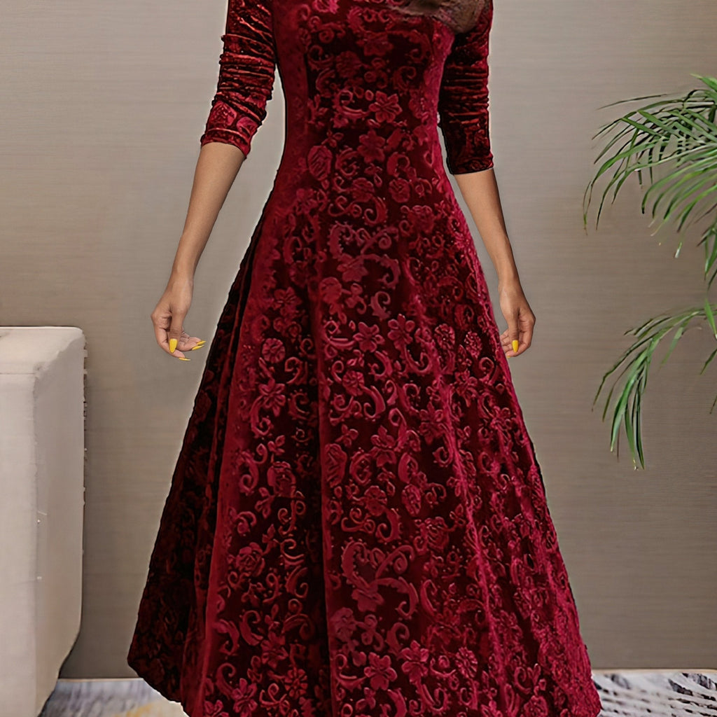 Denise | Šaty z sametu s elegancí na svátky