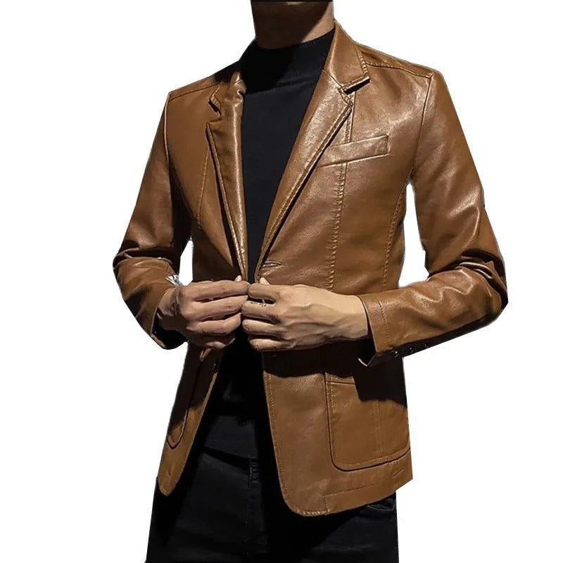 Marcin™ | Kožená Business Casual Bunda