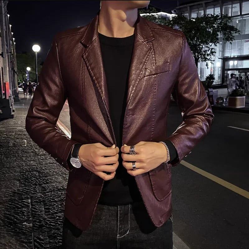 Marcin™ | Kožená Business Casual Bunda